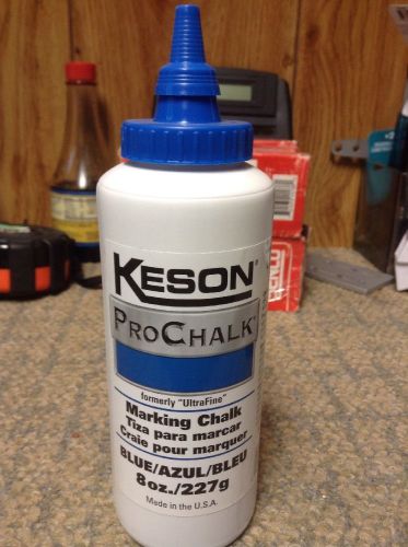 Keson ProChalk Marking Chalk.  8 oz.,Blue. NEW