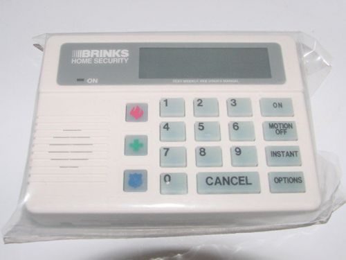 Brinks Home Security Control Panel Keypad Screen DCU-602B/C Panic Button NO BOX