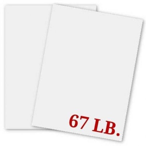 Superfine printing inc. white cardstock - 67 lb, 50 sheets per pack. 11 x 17 for sale