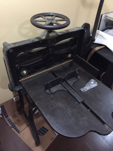 26  Paragon guillotine paper cutter