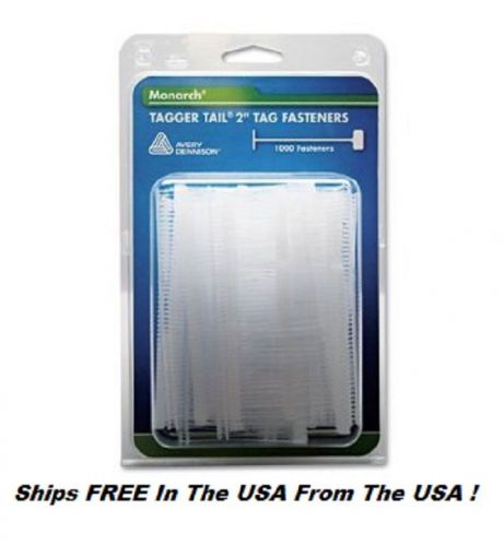 Tagger Tail Fasteners, Polypropylene, 2&#039;&#039; Long, 1,000/Pack Ships FREE In The USA