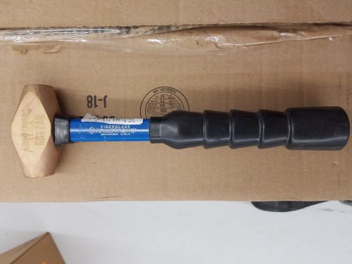 24oz Brass Head Fiberglass Handle Non-Marring/Non-Sparking Hammer