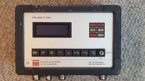 Roland Electronic R 2000 D-75210 Keltern Operator Interface SND30-O