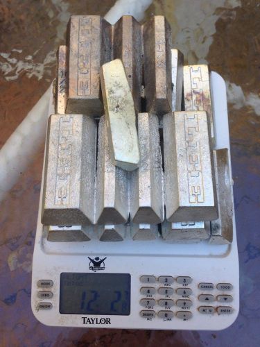 12+ Pounds Pewter Ingots 92% Lead Free Recycled