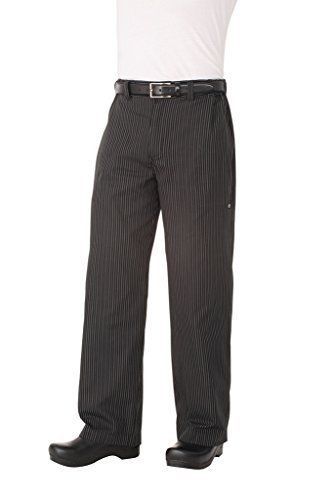 Chef Works PSER-GST Gray Stripe Professional Series, Pants, Size XL