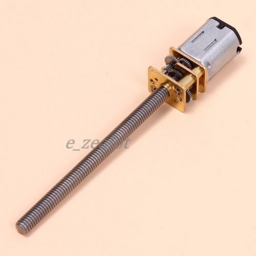 400rpm long shaft/thread 16mm 12v n20 micro grear motor with gear box for sale