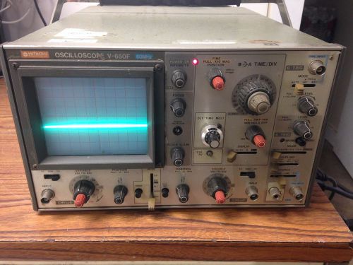 Hitachi V-650F 60MHz 2-Channel Oscilloscope