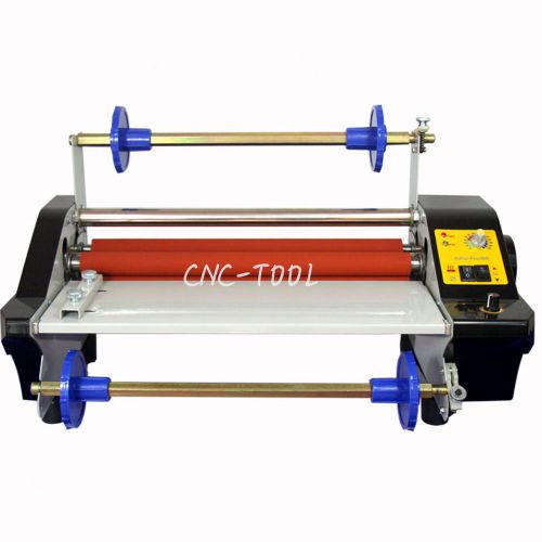 FM360T Four Rollers Hot&amp;Cold Continuously Variable Roll Laminating Machine 110V