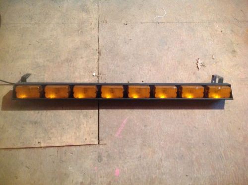 Federal Signal Directional Warning Amber Lightbar 42&#034; snowplow utility emergency