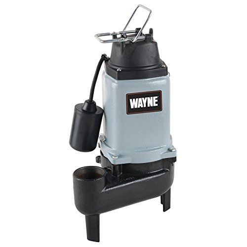 Wayne WCS50T Cast Iron Sewage Pump with Tether Float Switch