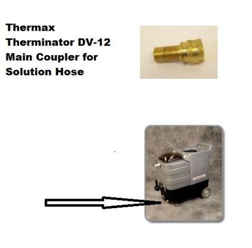 Thermax therminator dv-12 solution hose coupler new for sale