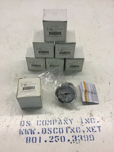 2&#034; 0-160 Psi Liquid / Glycerin Filled SS Gauge W/ 1/4&#034; MNPT Connection NEW!