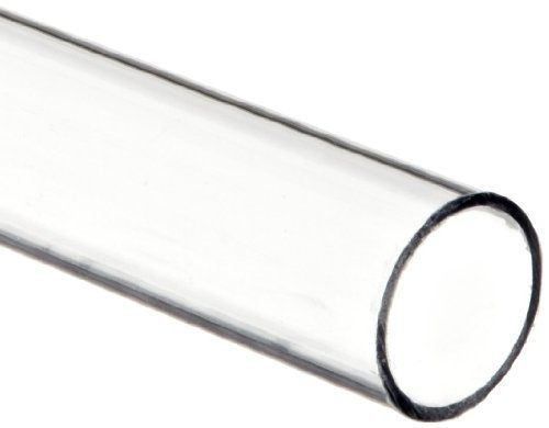 Small parts clear polycarbonate tube, 7/8&#034; id x 1&#034; od x 1/16&#034; wall, 36&#034; l for sale