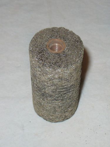 (1) gulf states grinding plug 1-1/2&#034; x 3&#034; type 18 square end 3/8&#034;-24 arbor usa for sale