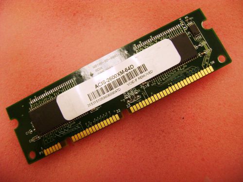 Cisco 2621xm multiservice router 128mb dram ram memory nec * d45128163g5-a80-9jf for sale