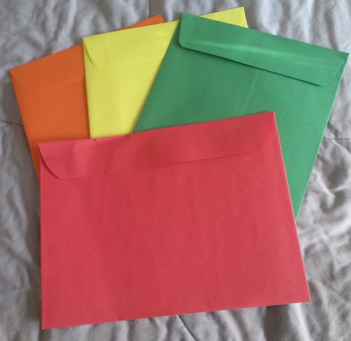 BRIGHT LEMON YELLOW Fashion Color Catalog Envelope, 9 x 12, 28lb, 50/Pack