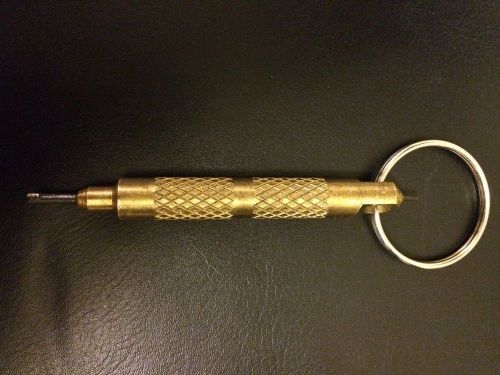 Gold finish oversized handcuff key w/ ring for sale