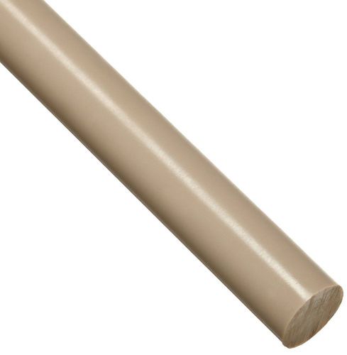 Peek (polyetheretherketone) 1000 round rod, opaque off-white, standard tolerance for sale