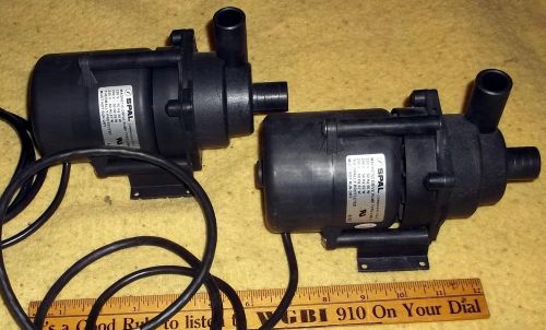 (2) SPAL Magnetic Drive Pumps Type x 962.1 (1992) New Working! Clean! Non Submer