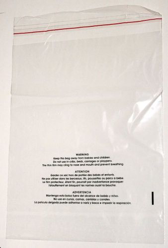 Uline Clear Poly Mailers Plastic Bundle Bags 8&#034; x 10&#034; 1.5 mil Suffocation War...