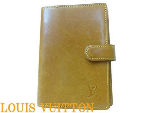 CJ AUTHENTIC LOUIS VUITTON LV Agenda PM Notebook Binder R20474 Grade C Used