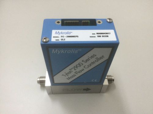 Mykrolis/Millipore FC-2900Mass Flow Controller 100 Sccm CL2, Used, Stock #405