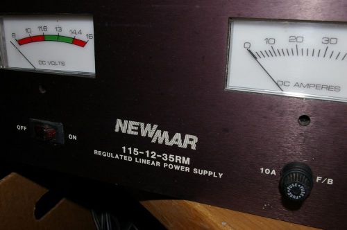 NewMar 115-12-35-RM 115 VAC to 12 Volt DC 35 Amp Rack Mounted Power supply