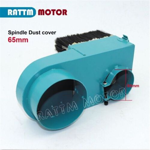 65mm Spindle Dust Cover Vacuum Cleaner Dustproof Remove For CNC Router Woodwork
