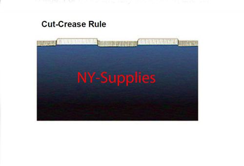 Cut-crease rule 2pt 0.937&#034; height, 39.37&#034; long, die cutting steel rule - 10 pcs for sale
