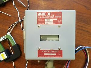 E-MON 480400 4-Wire AC Kilowatthour kWh Meter Three-Phase 277/480 VAC 400A