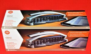 ARC By STAPLES Desktop Paper Punch Model 40836 8-Sheet Capacity 11 Hole Punch