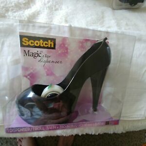 3M C30-Shoe-B Scotch Magic Tape Dispenser Black High Heel New In Box