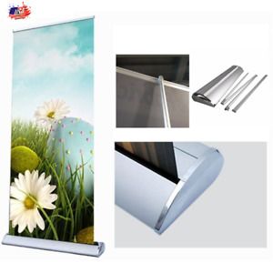 33.5&#034;x80-92&#034; PREMIUM Retractable Roll Up Banner Stand Display (Stand ONLY)