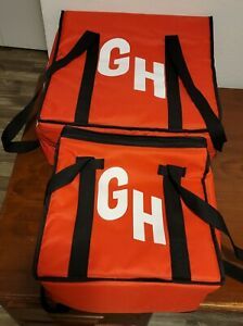GRUBHUB Insulated Delivery Bag Set (2)