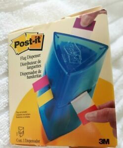 3M Post-it FLAG DISPENSER ‘Great Organizer’ Holds All Sized Flags New