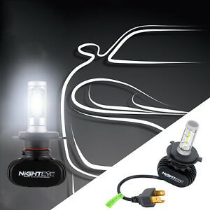 NEW NOVSIGHT LED Headlight Bulbs H4 9003 8000LM 360 Degree Beam 6500K Shakeproof