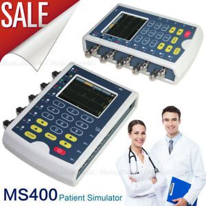 MS400 Multiparameter Patient Simulator Touch ECG Simulator RESP TEMP IBP ECG,USA