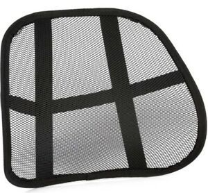 Core Products Sitback Mesh Backrest for Desk Chair, Posture Support - Black