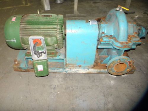 Used 75 hp 1470 gpm paco water pump 29-50150-140007 &amp; toshiba 75hp motor rpm1776 for sale