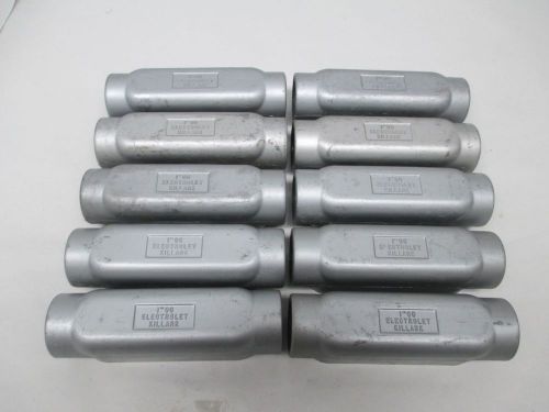 Lot 10 new killark oc-3  electrolet 1in npt aluminum conduit c body d301537 for sale