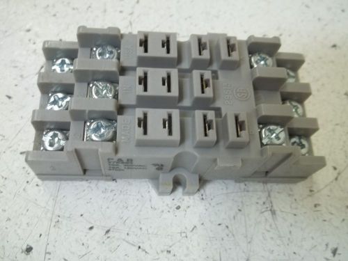 LOT OF 3 POTTER &amp; BRUMFIELD 27E893 RELAY SOCKET *NEW OUT OF A BOX*