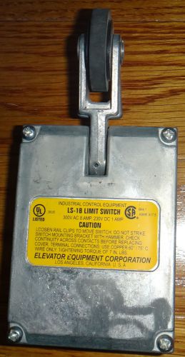 LS-1B Elevator Limit Switch Industrial Control Equipment 300 VAC 8 AMP NEW