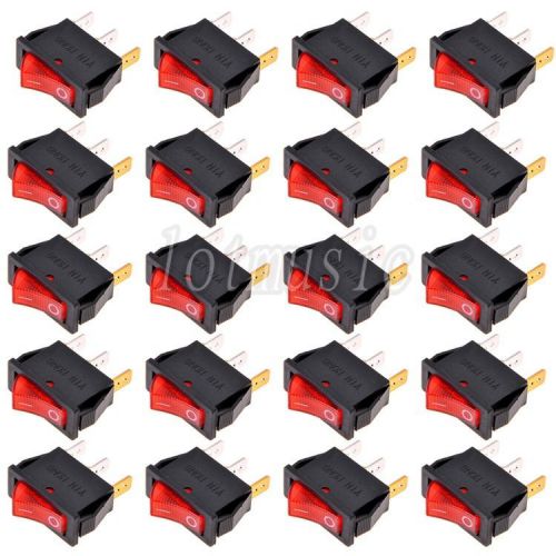 20*rocker switch spst 3pin 15a 250vac 20a/125vac on-off with lamp snap for sale