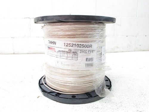 Thhn # 10 awg stranded insulated copper wire t-90,thhn, 600v, 2500 ft. for sale