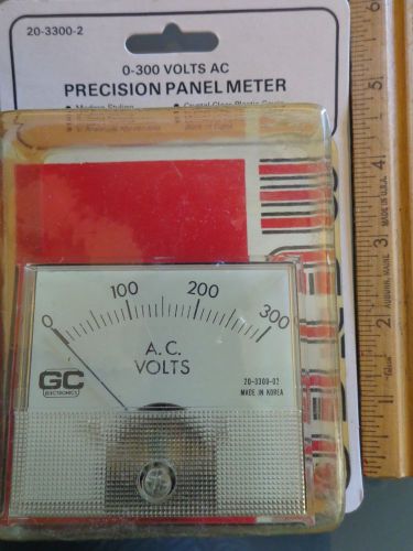 Gc electronics 300v ac panel meter 20-3300-2 for sale