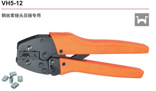 6,8,10mm2 vh5-12 steel wire rope terminals ratchet crimping tool plier crimper for sale