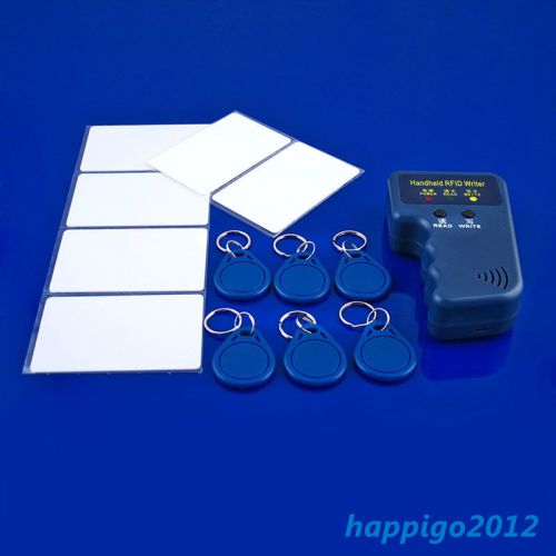 Rfid 125 khz em4100 / em410x id card copier duplicator with 6 card &amp; tag zq for sale