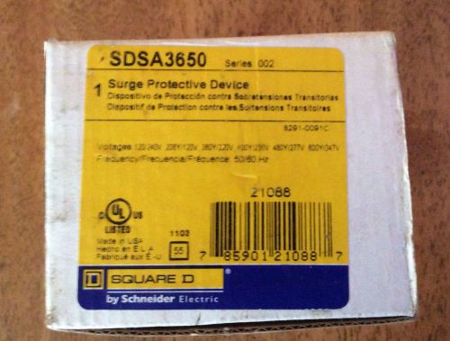 Square D Surge Protective Device Series 002 SDSA3650