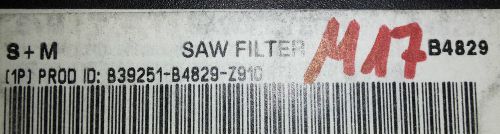 New lot of 10 pieces 246,01 mhz low-loss saw filter b39251-b4829-z910 (p1b31) for sale