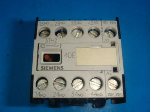 NEW Siemens 3TH2040-OAK6 4 POLE 4 NO 10A/240V New NO Box